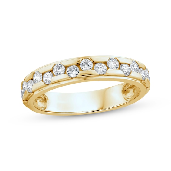 Now + Forever Lab-Grown Diamonds Anniversary Ring 5/8 ct tw 14K Yellow Gold