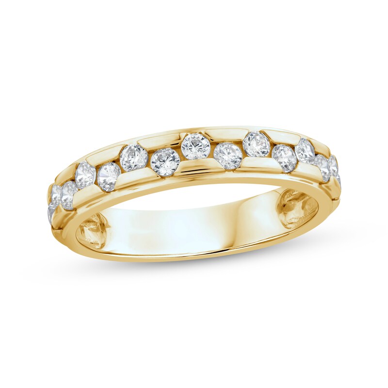 Main Image 1 of Now + Forever Lab-Grown Diamonds Anniversary Ring 5/8 ct tw 14K Yellow Gold
