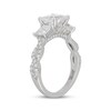 Thumbnail Image 2 of Neil Lane Artistry Princess-Cut Lab-Grown Diamond Three-Stone Engagement Ring 2-7/8 ct tw 14K White Gold