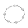Thumbnail Image 1 of Ball Bead Station Bracelet Sterling Silver 8.5"
