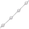 Thumbnail Image 2 of Ball Bead Station Bracelet Sterling Silver 8.5"