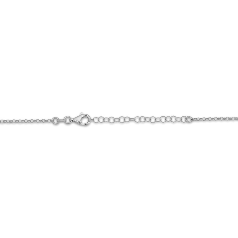 Main Image 3 of Ball Bead Station Bracelet Sterling Silver 8.5"