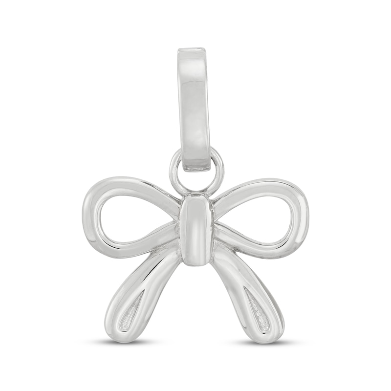 Main Image 1 of Charmed Memories Bow Charm Sterling Silver
