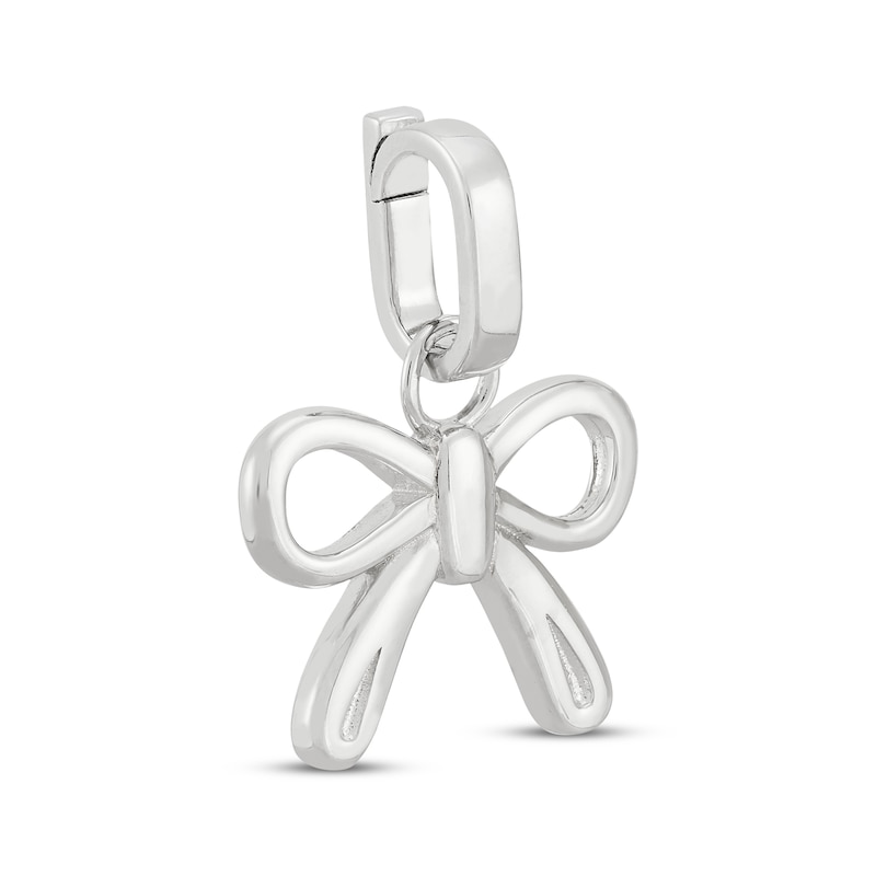 Main Image 2 of Charmed Memories Bow Charm Sterling Silver