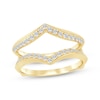 Thumbnail Image 1 of Now + Forever Diamond Chevron Enhancer Ring 1/2 ct tw 14K Yellow Gold