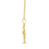 Thumbnail Image 2 of Le Vian Diamond Moon & Star Dangle Necklace 1/8 ct tw 14K Honey Gold