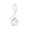 Thumbnail Image 2 of Charmed Memories Number 5 Charm Sterling Silver