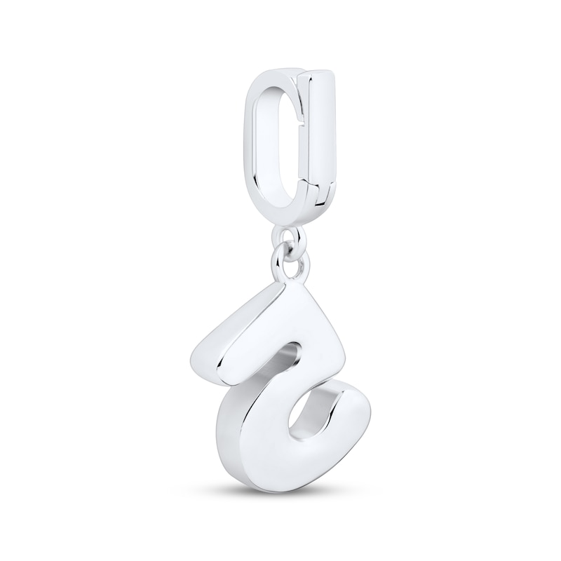 Main Image 2 of Charmed Memories Number 5 Charm Sterling Silver