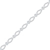 Thumbnail Image 2 of Diamond Link Bracelet 1/5 ct tw 10K White Gold 7&quot;