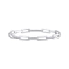 Thumbnail Image 1 of Diamond Pavé Rectangle Link Bangle Bracelet 1/4 ct tw Sterling Silver 7&quot;
