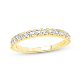 Now + Forever Lab-Grown Diamond Anniversary Ring 1/2 ct tw 14K Yellow Gold