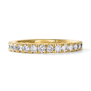 Now + Forever Lab-Grown Diamond Anniversary Ring 1/2 ct tw 14K Yellow Gold  (F/VS2)