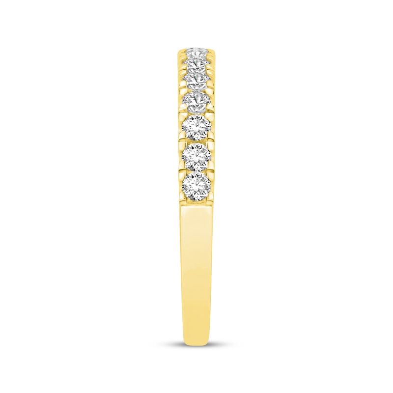 Main Image 2 of Now + Forever Lab-Grown Diamond Anniversary Ring 1/2 ct tw 14K Yellow Gold
