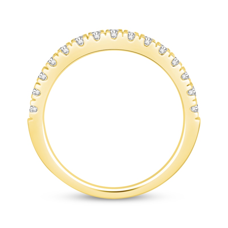 Main Image 3 of Now + Forever Lab-Grown Diamond Anniversary Ring 1/2 ct tw 14K Yellow Gold