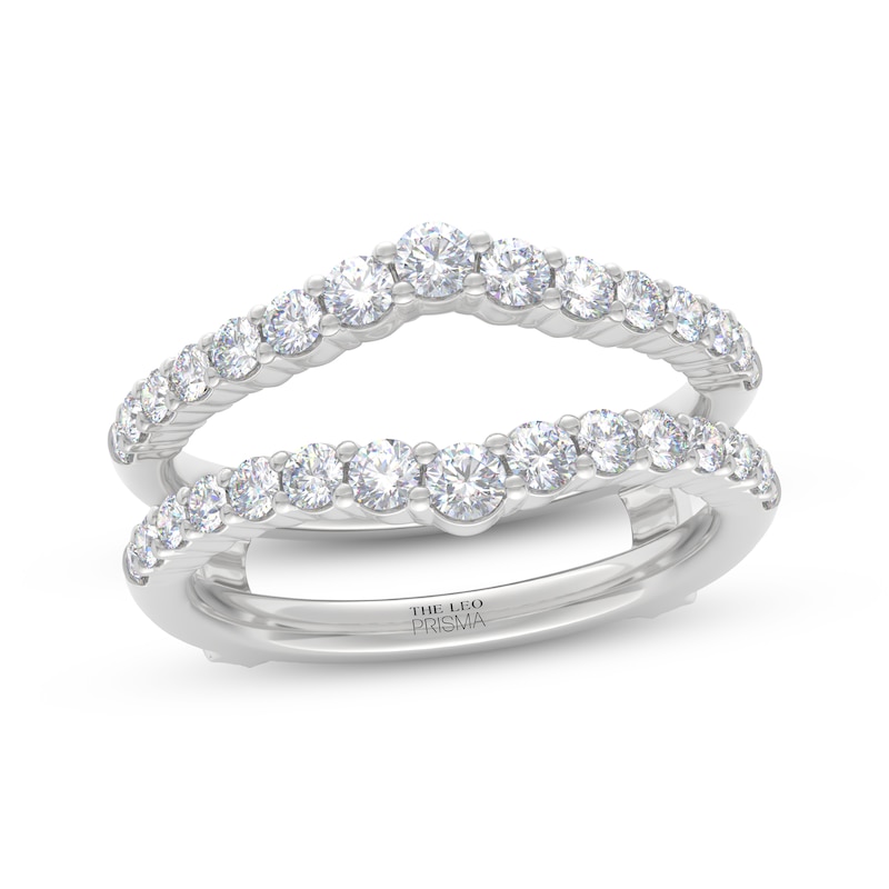 Main Image 1 of THE LEO Prisma Diamond Enhancer Ring 1 ct tw 14K White Gold