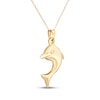 Thumbnail Image 3 of Dolphin Necklace 14K Yellow Gold 18"