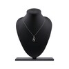 Thumbnail Image 5 of Arabic "Grandma" Diamond Tilted Heart Necklace 1/5 ct tw 10K White Gold 18"