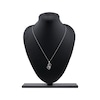 Thumbnail Image 6 of Arabic "Grandma" Diamond Tilted Heart Necklace 1/5 ct tw 10K White Gold 18"