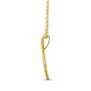 Thumbnail Image 2 of Le Vian Good Karma Diamond Bypass Drop Necklace 1/4 ct tw 14K Honey Gold 19"