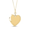 Thumbnail Image 3 of Multi-Diamond Dome Locket Necklace 1/10 ct tw 10K Yellow Gold 18"