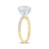 Thumbnail Image 2 of KAY Bow Collection Round-Cut Lab-Grown Diamond Engagement Ring 3-1/2 ct tw 14K Yellow Gold
