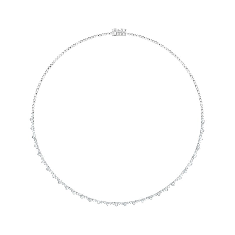 Main Image 1 of KAY Lab-Grown Diamonds Necklace 5 ct tw 10K White Gold 17"