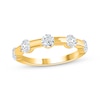Thumbnail Image 1 of Now + Forever Lab-Grown Diamonds Anniversary Station Ring 1-1/4 ct tw 14K Yellow Gold
