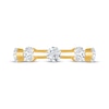 Thumbnail Image 3 of Now + Forever Lab-Grown Diamonds Anniversary Station Ring 1-1/4 ct tw 14K Yellow Gold