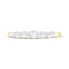 Thumbnail Image 3 of Now + Forever Lab-Grown Diamonds Oval-Cut Five-Stone Anniversary Ring 1/2 ct tw 14K Yellow Gold