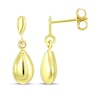 Thumbnail Image 3 of Reaura Polished Teardrop Dangle Earrings 14K Yellow Gold