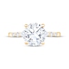 Thumbnail Image 3 of Now + Forever Lab-Grown Diamonds Round-Cut Engagement Ring 2-1/5 ct tw 14K Yellow Gold