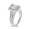 Thumbnail Image 2 of THE LEO Legacy Lab-Grown Diamond Emerald-Cut Halo Engagement Ring 2-7/8 ct tw 14K White Gold
