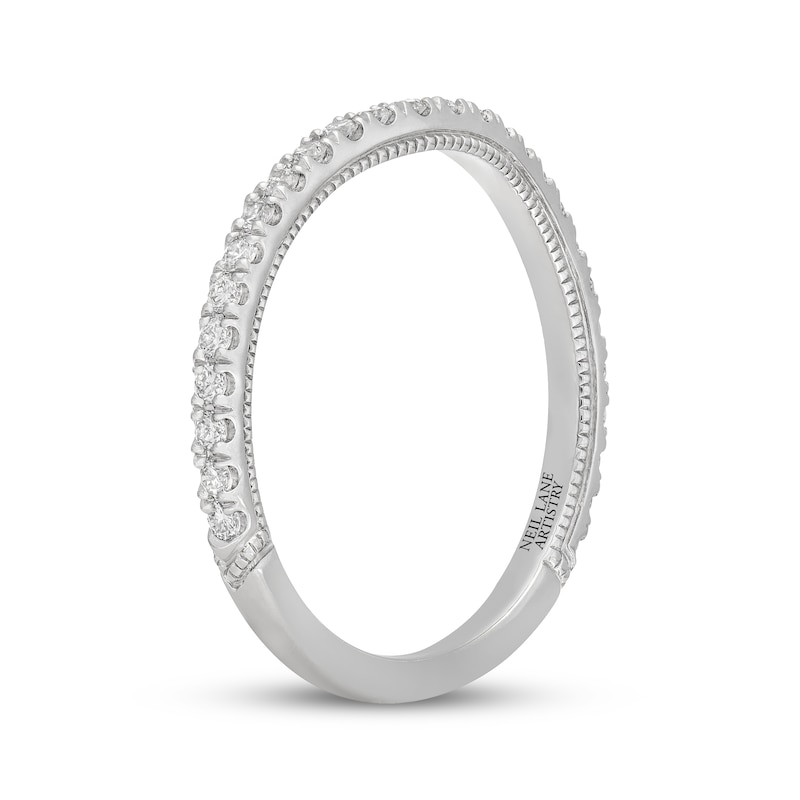 Main Image 2 of Neil Lane Artistry Lab-Grown Diamond Contour Wedding Band 1/3 ct tw 14K White Gold