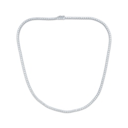 KAY Lab-Grown Diamonds Tennis Necklace 7 ct tw 14K White Gold 16"