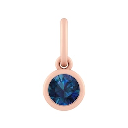 Sterling Silver or 10K Gold 4mm Lab-Created Alexandrite