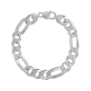 Thumbnail Image 1 of Figaro Bracelet Solid Sterling Silver 9"