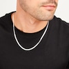 Thumbnail Image 2 of Herringbone Chain Necklace Solid Sterling Silver 20&quot;