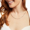 Thumbnail Image 3 of Figaro Chain Necklace Solid Sterling Silver 20&quot;