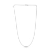 Thumbnail Image 2 of Cable Chain Necklace Solid Sterling Silver 20&quot;