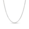 Thumbnail Image 0 of Solid Curb Chain Necklace Sterling Silver 20"