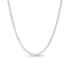 Thumbnail Image 1 of Curb Chain Necklace Solid Sterling Silver 20&quot;
