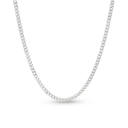 Curb Chain Necklace Sterling Silver 20&quot;