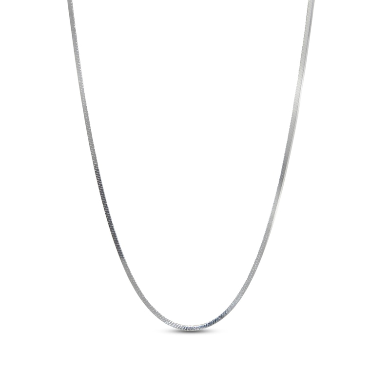 Solid Snake Chain Necklace Sterling Silver 20"