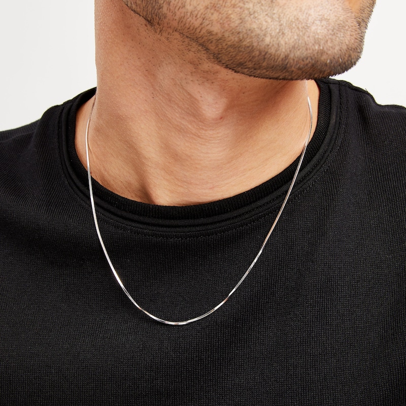 Main Image 2 of Snake Chain Necklace Solid Sterling Silver 20&quot;