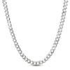 Thumbnail Image 0 of Solid Cuban Chain Necklace Sterling Silver 22"