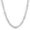 Thumbnail Image 1 of Cuban Chain Necklace Solid Sterling Silver 22&quot;