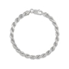 Thumbnail Image 0 of Solid Rope Bracelet Sterling Silver 8.5"