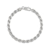 Thumbnail Image 1 of Rope Bracelet Solid Sterling Silver 8.5&quot;