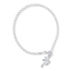 Thumbnail Image 1 of Palm Tree Anklet Solid Sterling Silver 9&quot;