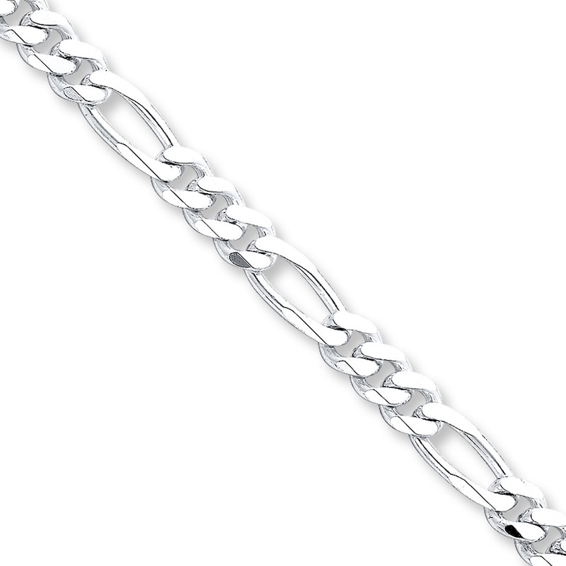 Main Image 1 of Figaro Necklace Solid Sterling Silver 22&quot;
